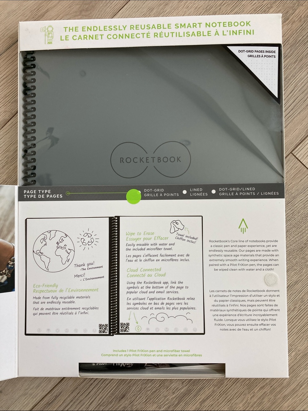 Rocketbook Core Reusable Smart Notebook BNIB - Picture 2 of 5